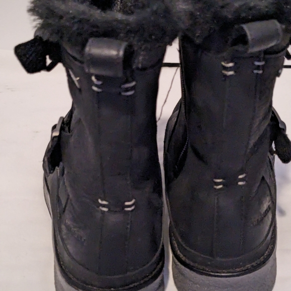 MERELL TREMBLANT EZRA ZIP WATERPROOF BOOTS BLACK LEATHER SZ.8 J95116 - Picture 2 of 8
